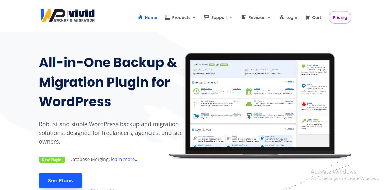 Wpvivid - WordPress