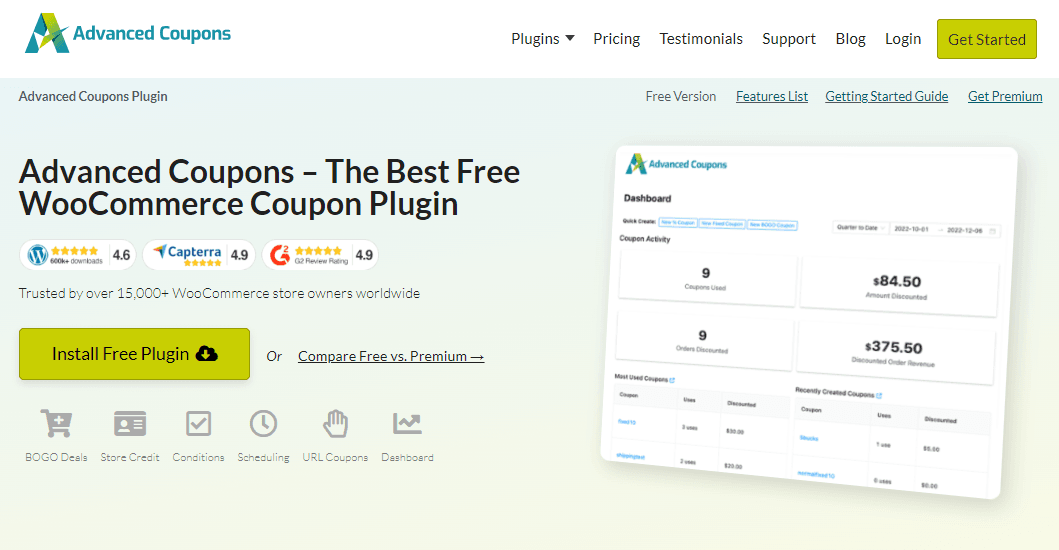 Advanced Coupons for WooCommerce