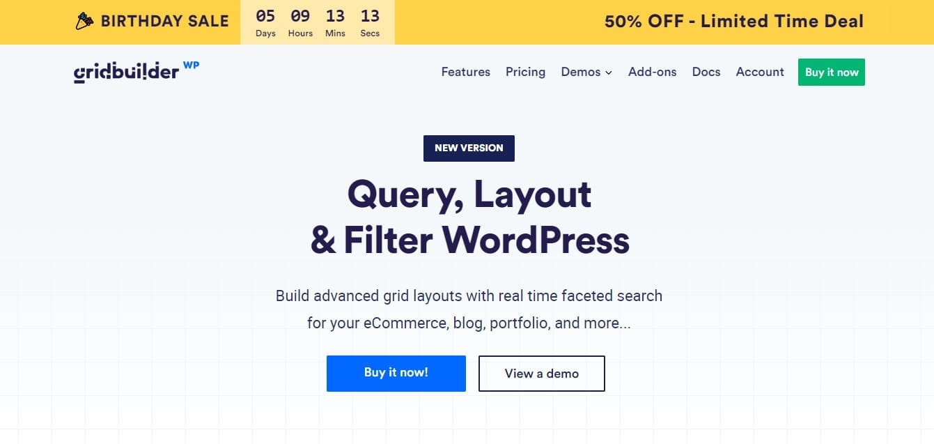 wp grid builder coupon