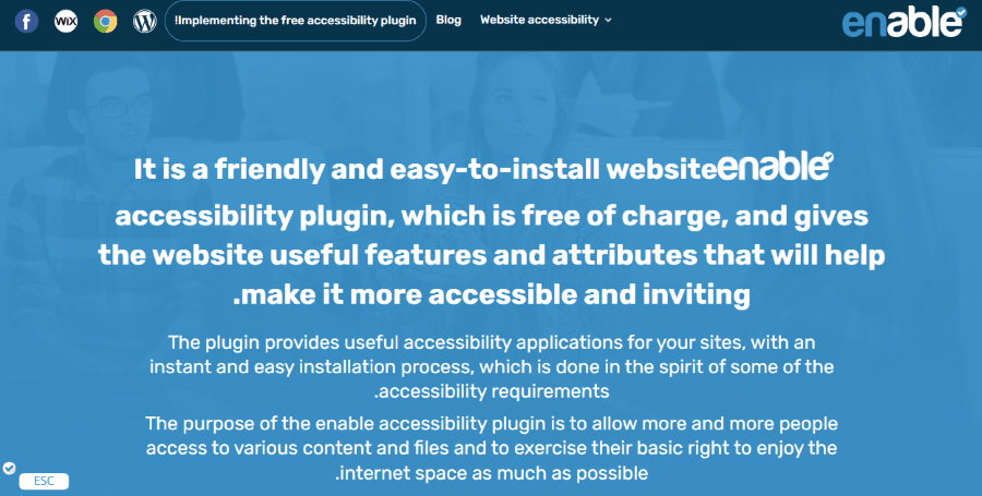 enable accessibility