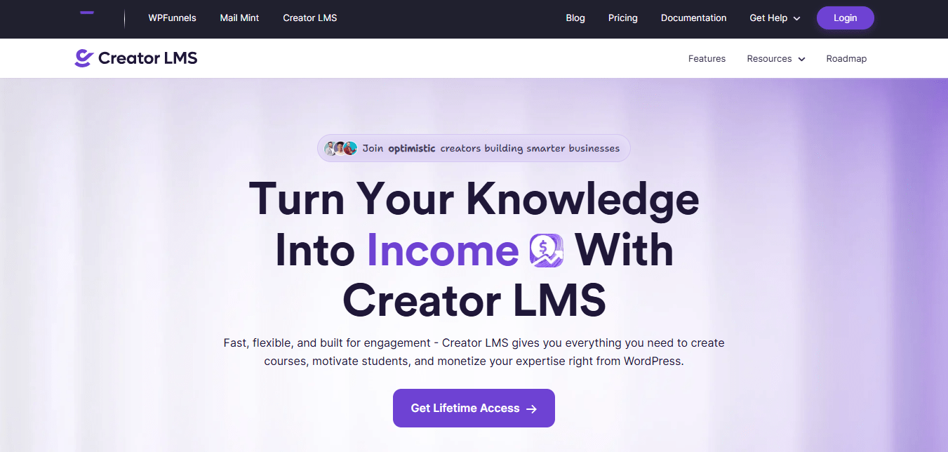 creator lms hero image