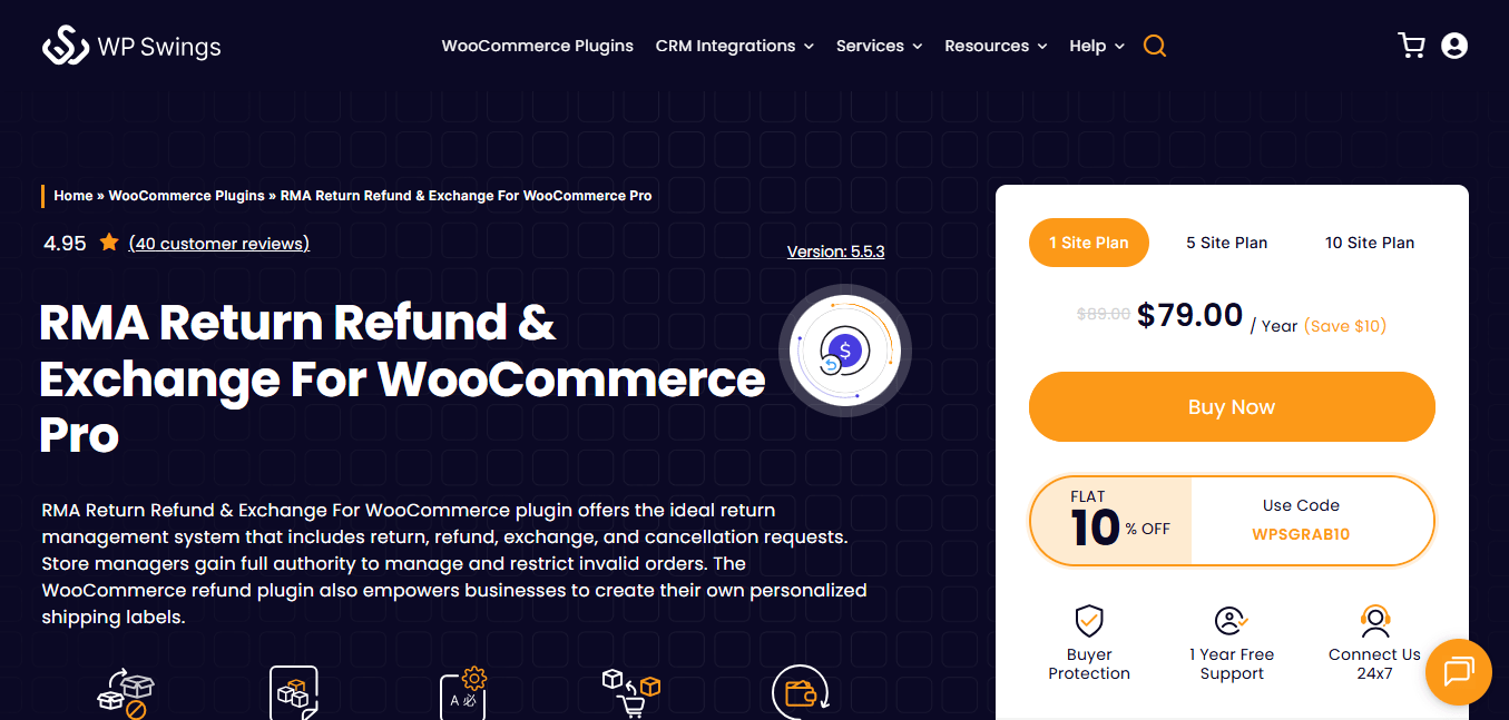 refund and exchange for woocommerce hero image