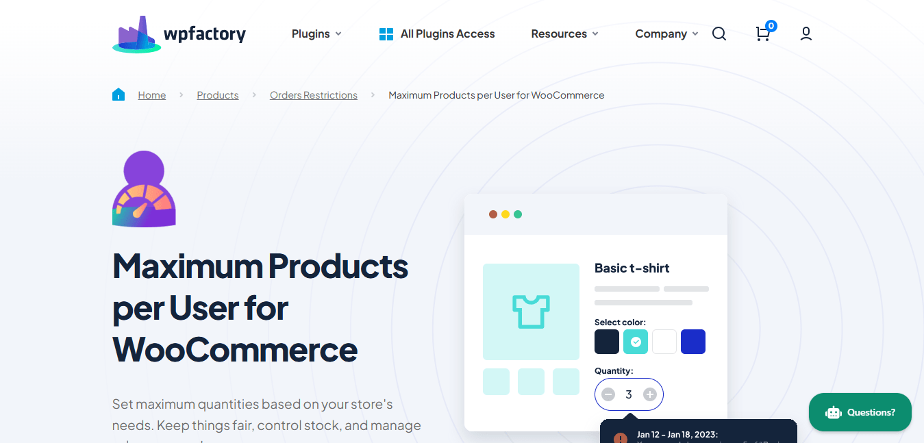 maximum products per user for woocommerce hero image
