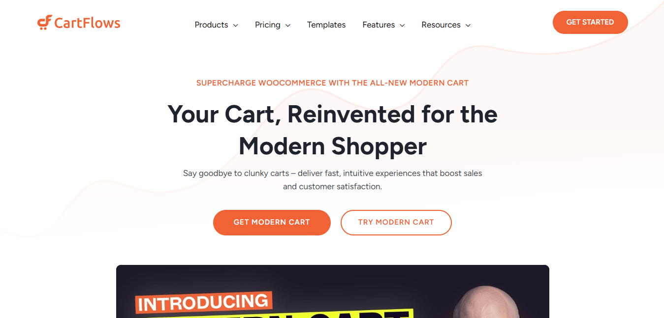 modern cart hero image