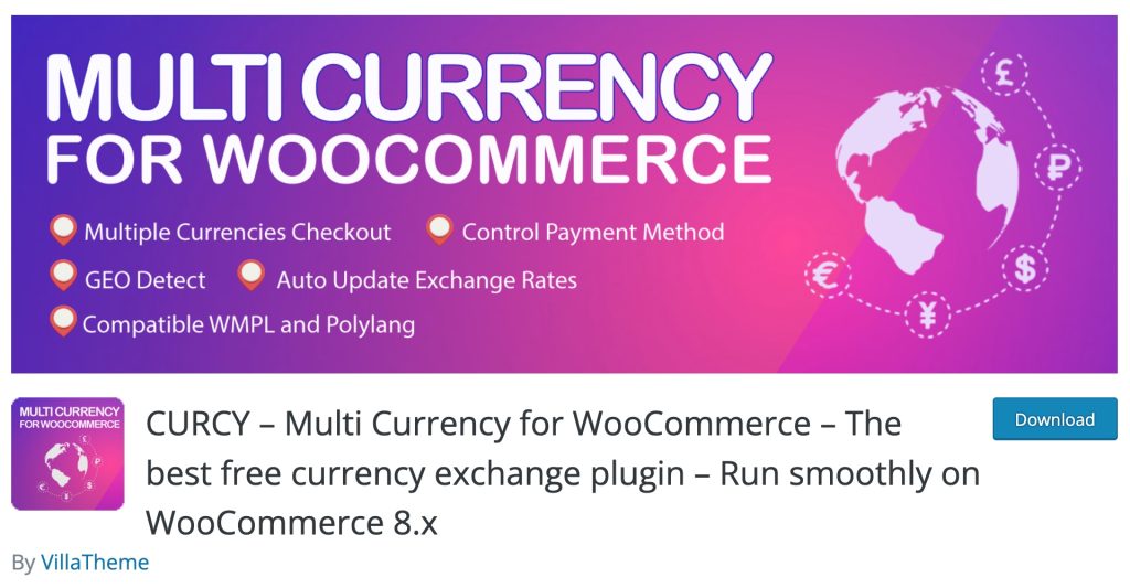 CURCY – Multi-Currency for WooCommerce