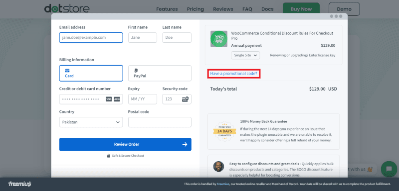 dynamic pricing and discount rules coupon