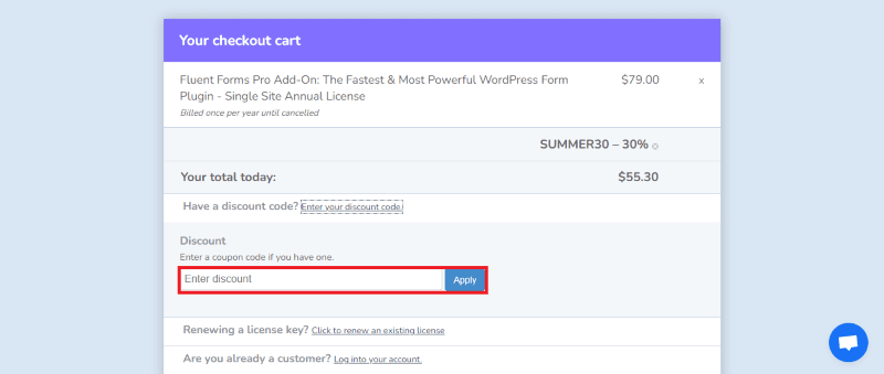 fluent forms avail coupon