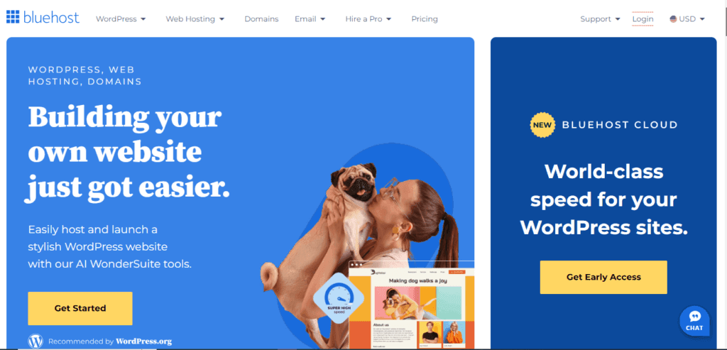bluehost-cheap wordpress hosting