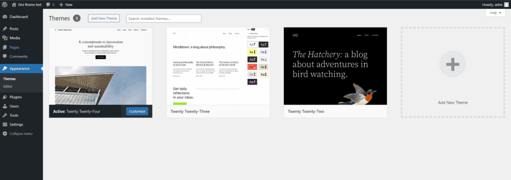 divi add new theme - divi theme review