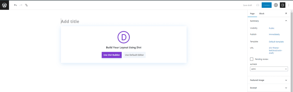 divi get started - divi theme review