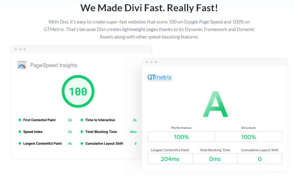 divi performance - divi theme review
