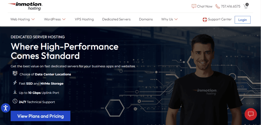 inmotion hosting-cheap wordpress hosting