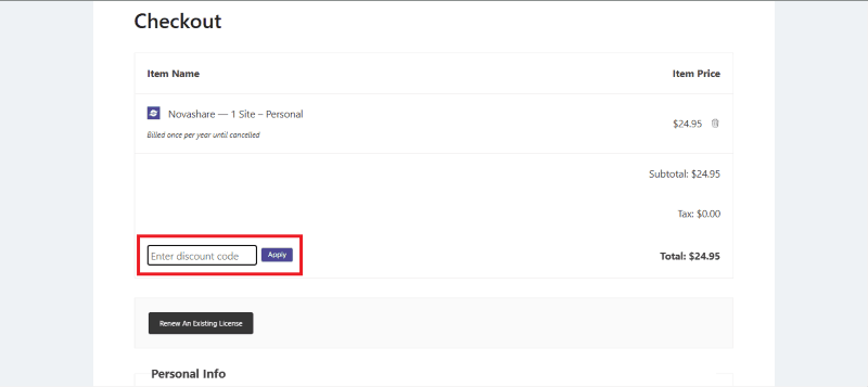 novashare avail coupon