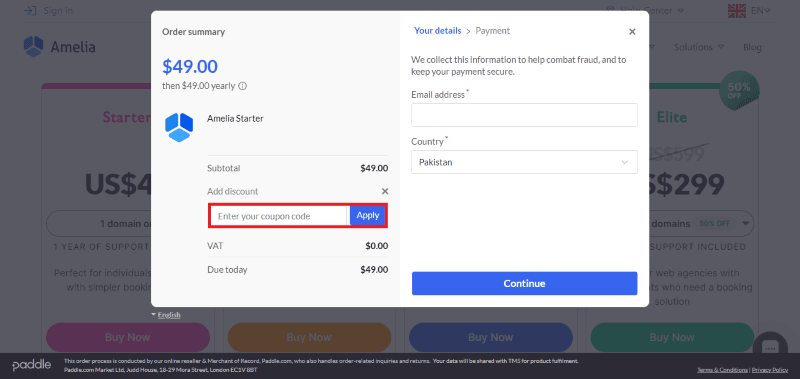 wp amelia avail coupon