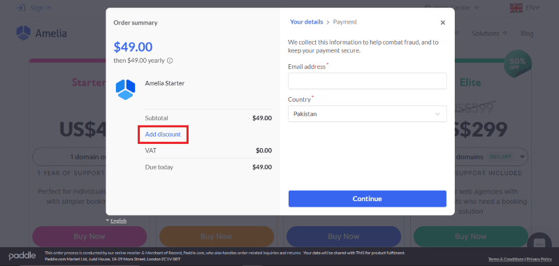 wp amelia coupon