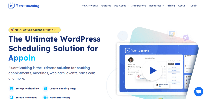 fluentbooking hero image