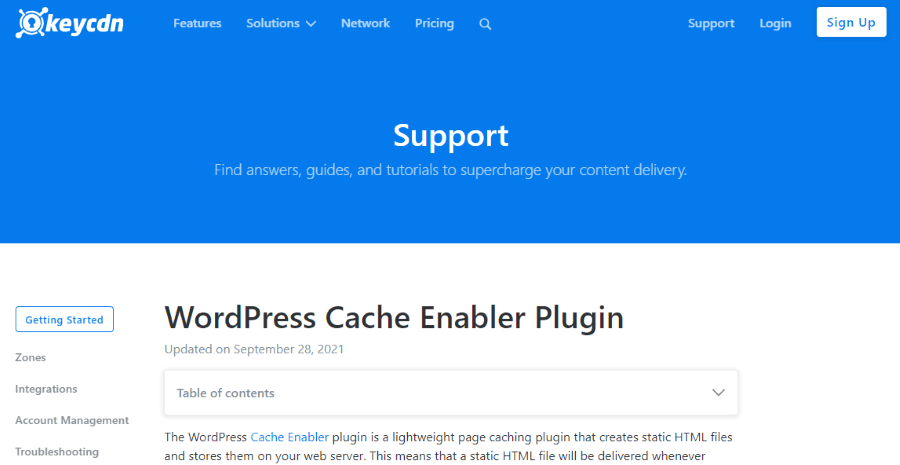 cache enabler