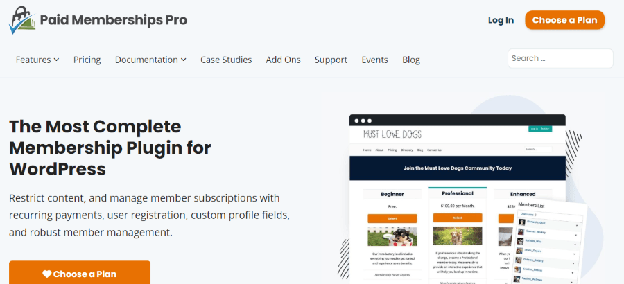 paid memberships pro