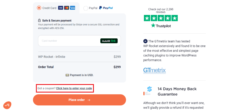 wp rocket coupon