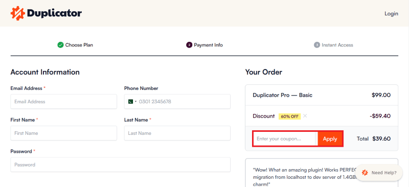 duplicator avail coupon