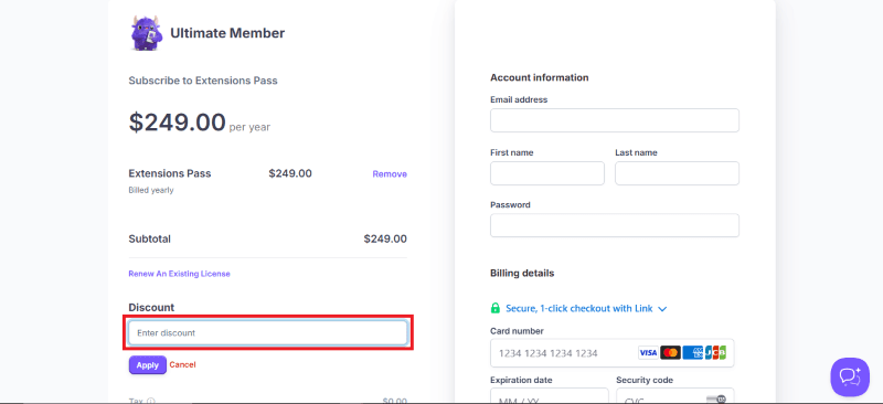 ultimate member avail coupon