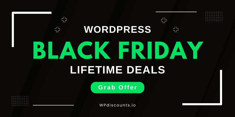 WordPress Lifetime Deals Black Friday
