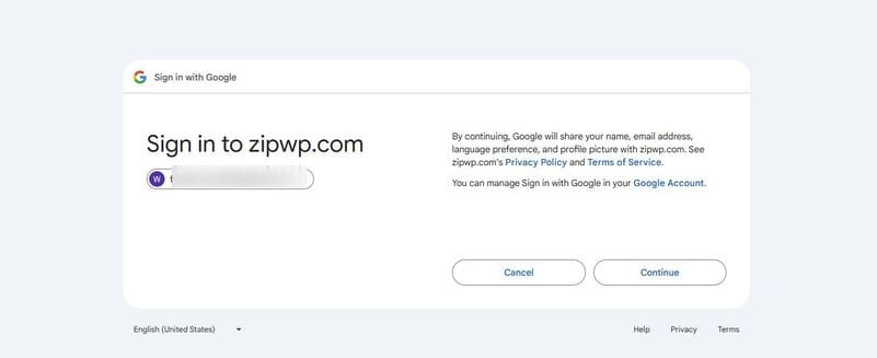 zipwp ai confirm your email