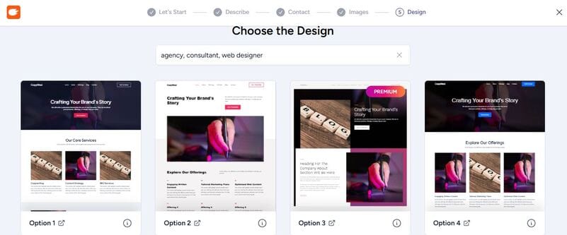 zipwp ai select design