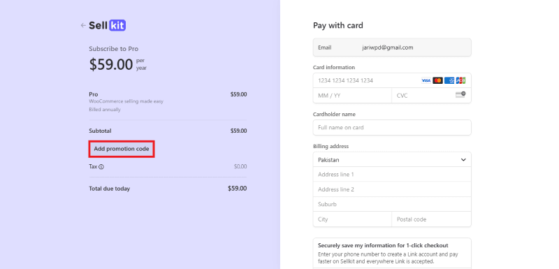 sell kit coupon