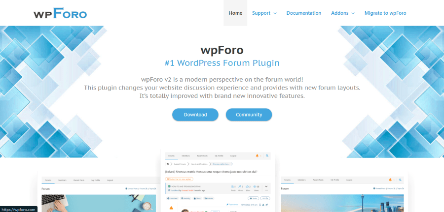 wpforo hero image