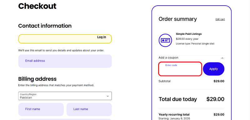 wp job manager avail coupon