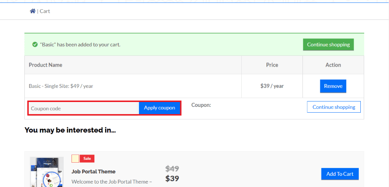 wp job portal avail coupon