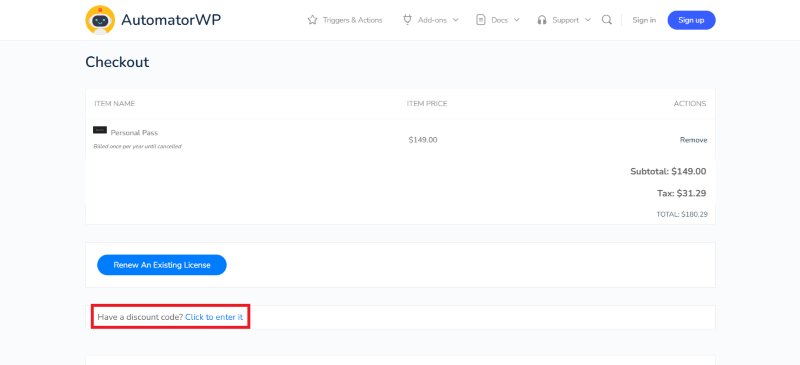 automatorwp coupon