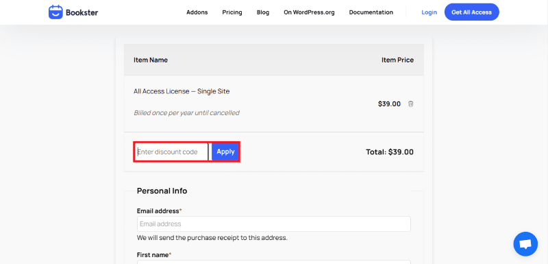 bookster avail coupon
