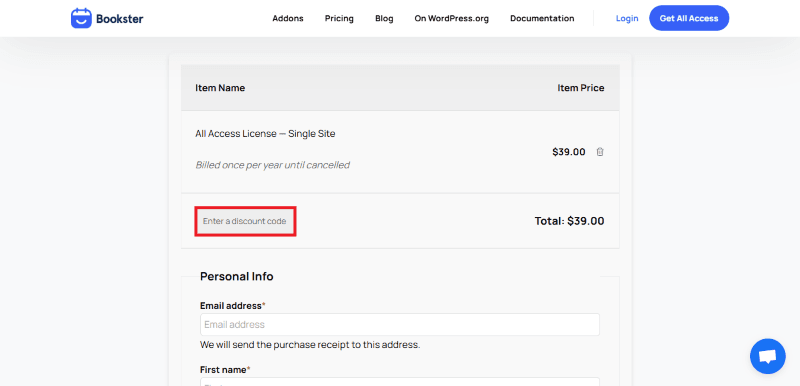 bookster coupon