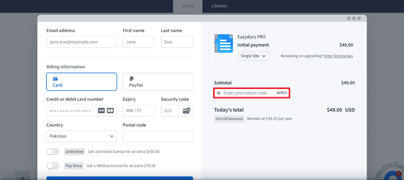eazydocs avail coupon