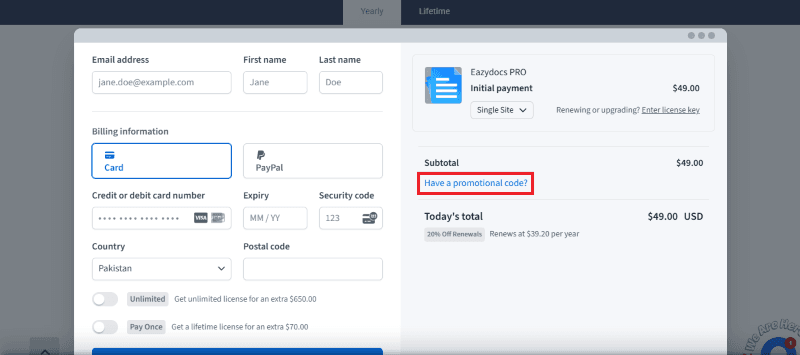eazydocs coupon