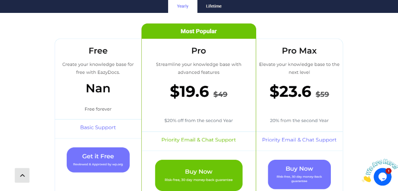 eazydocs pricing