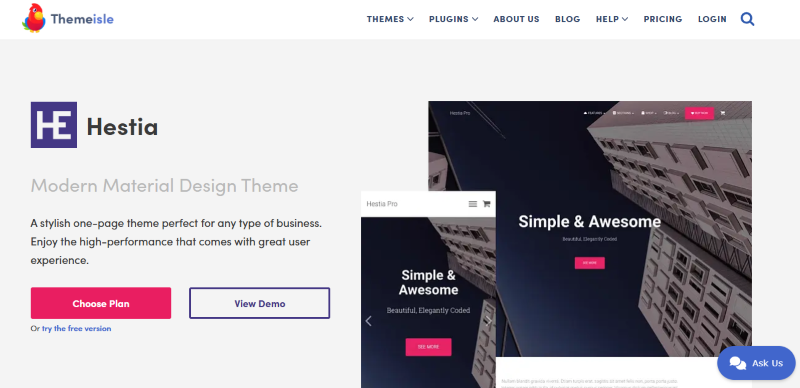 hestia theme