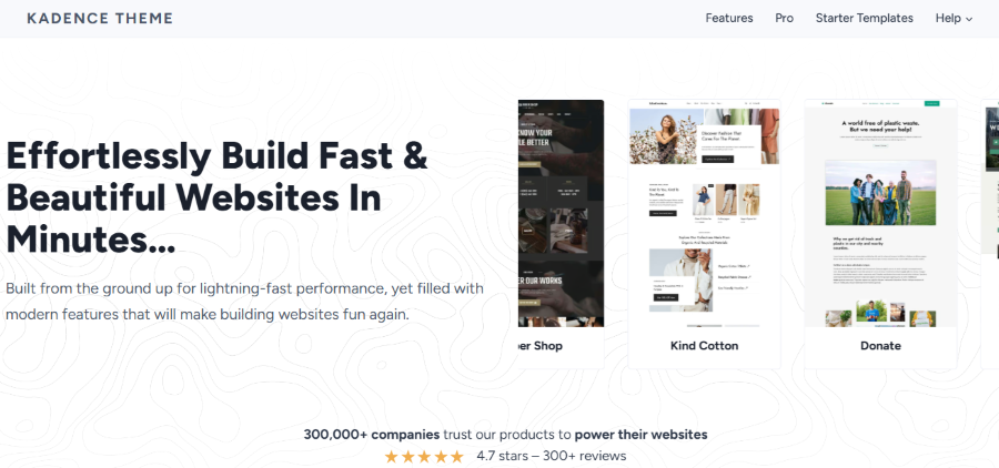 kadence theme