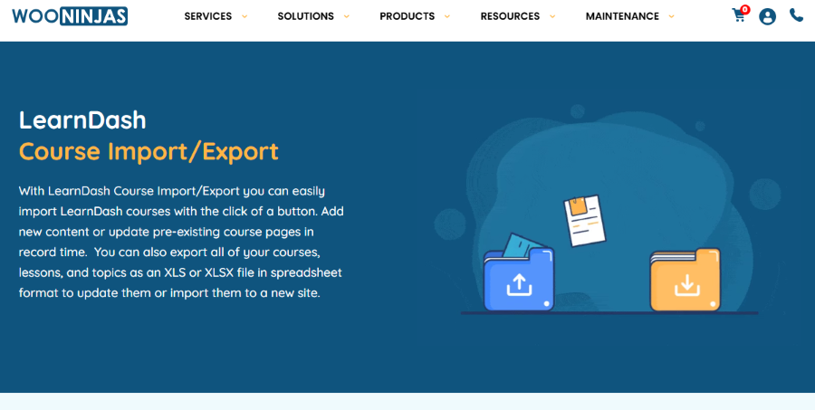 learndash course import export