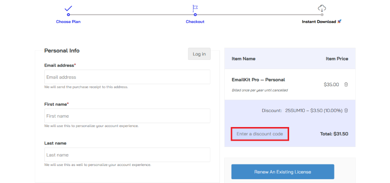 emailkit coupon