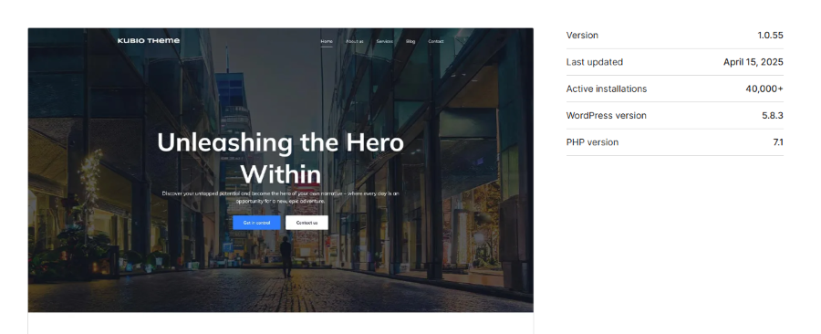 kubio theme