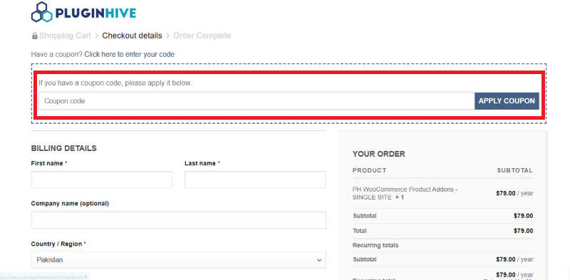 ph woocommerce product addons apply coupon