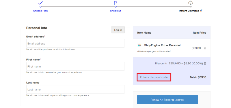 shopengine coupon