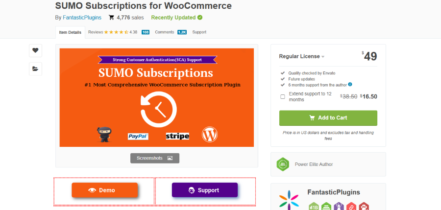 sumo subscriptions for woocommerce