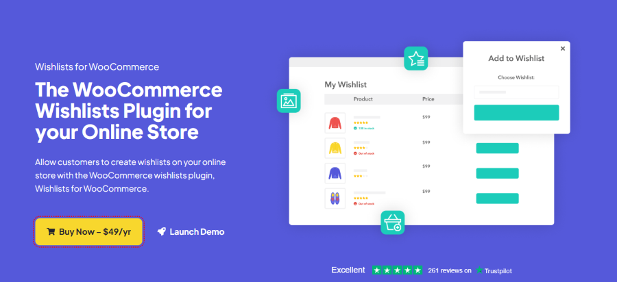 wishlists for woocommerce iconicwp