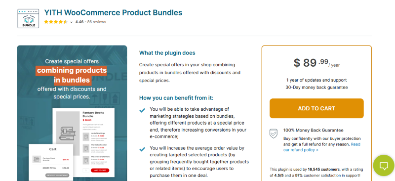 yith woocommerce product bundles pricing plans
