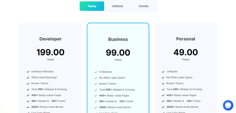 elements pack pricing