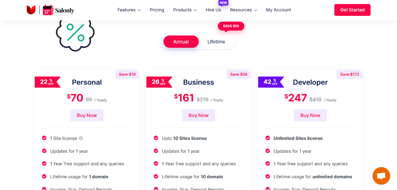 salonly pricing